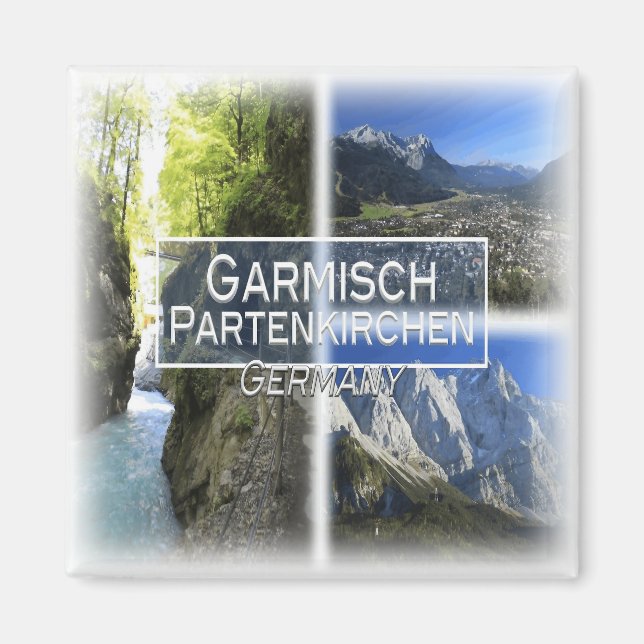 Aimant DE0110 Europe, Garmisch-Partenkirchen, Frigo (Devant)