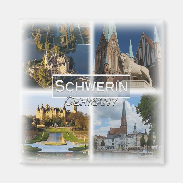 Aimant DE0130 Europe, Allemagne, Schwerin, Fridge (Devant)