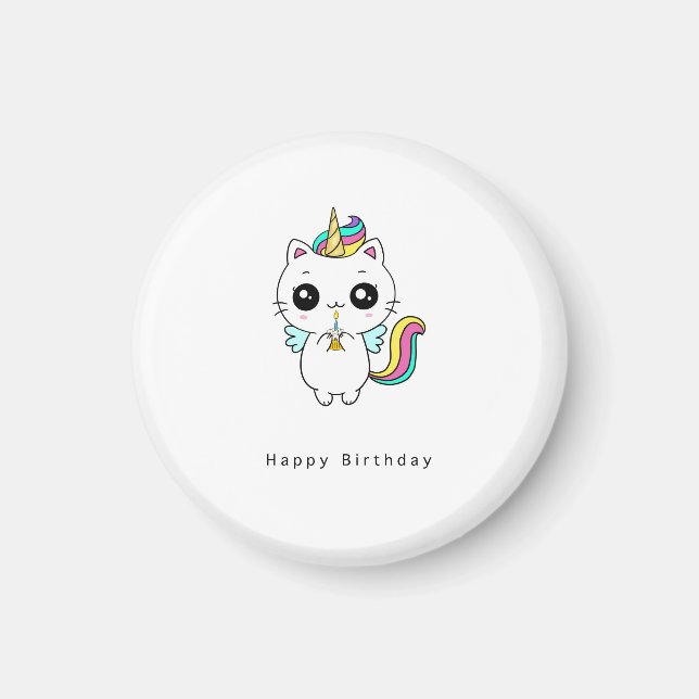 Aimant de anniversaire, aimant de anniversaire lic (Devant)