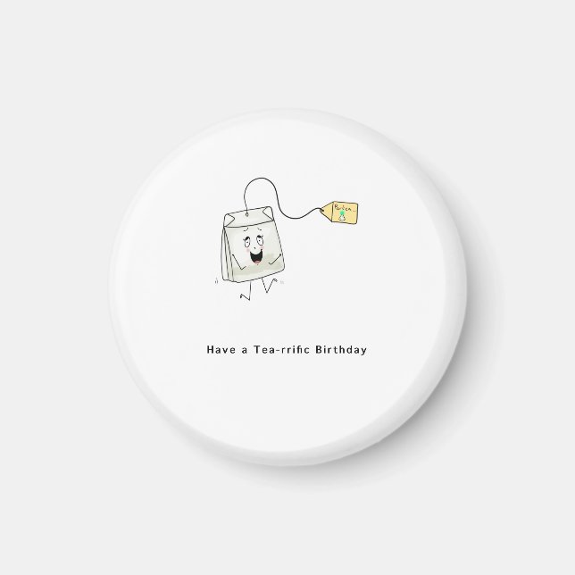 Aimant de anniversaire, anniversaire sur le thème  (Devant)