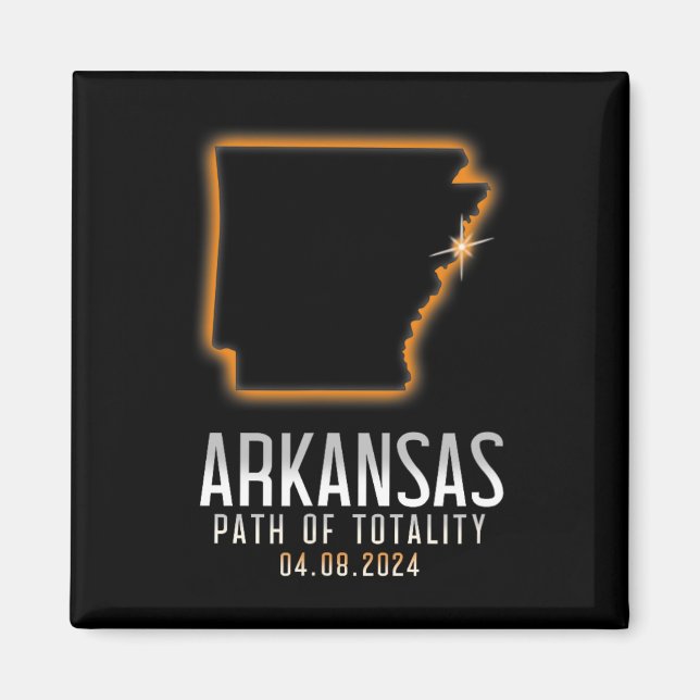 Aimant De Arkansas Chemin De Totalité 4.8.24 Total Solair (Devant)