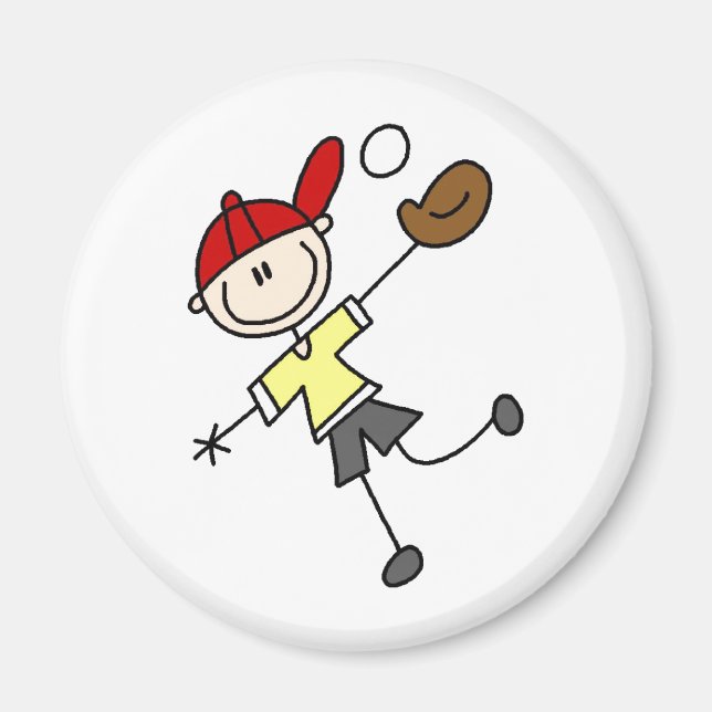 Aimant de balle de catch de baseball (Devant)