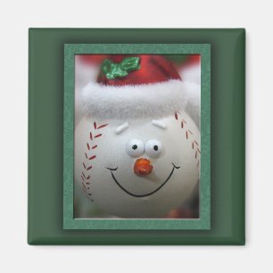 Aimant de base-ball de Noël