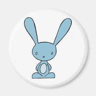 Aimant de bleu de lapin