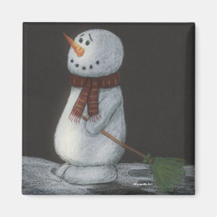 Aimant de bonhomme de neige