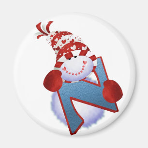 Aimant de bonhomme de neige
