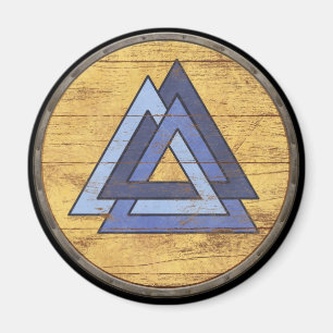 Aimant de bouclier de Viking - Valknut