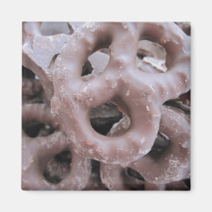 Aimant de bretzel de chocolat