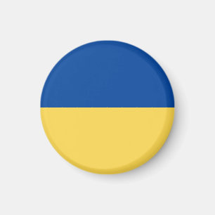 AIMANT DE BUTTON SUR LE DRAPEAU UKRAINIEN