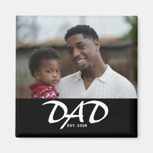 Aimant de Cadeau Photo de Papa Fondateur