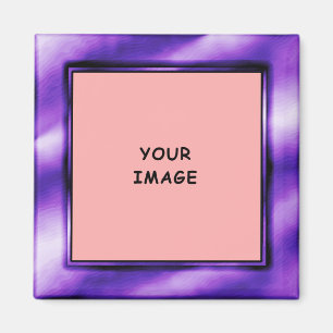 Aimant de cadre photo violet royal