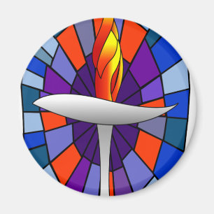 Aimant de calice de temple d'unité