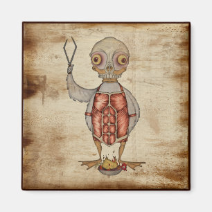 Aimant de canard barbecue sous-jacent