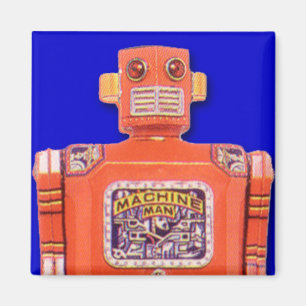 Aimant de carré de robot de jouet d'homme de