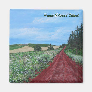 Aimant de carré de route de campagne