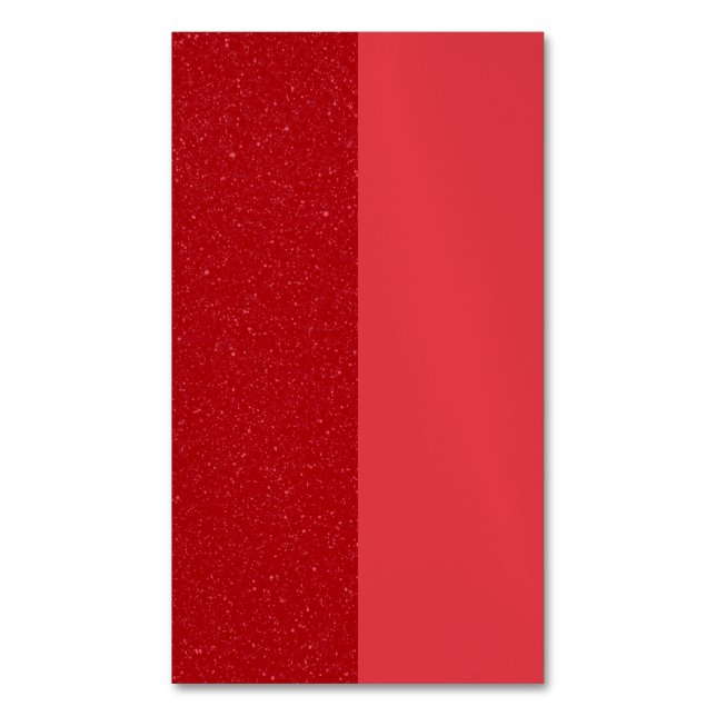 Aimant de Carte de visite tomate-rouge fractionné  (devant Vertical)