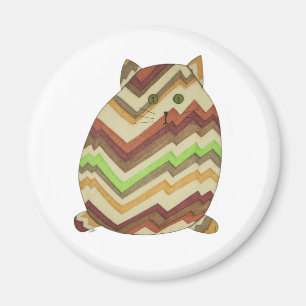 Aimant de chat gras