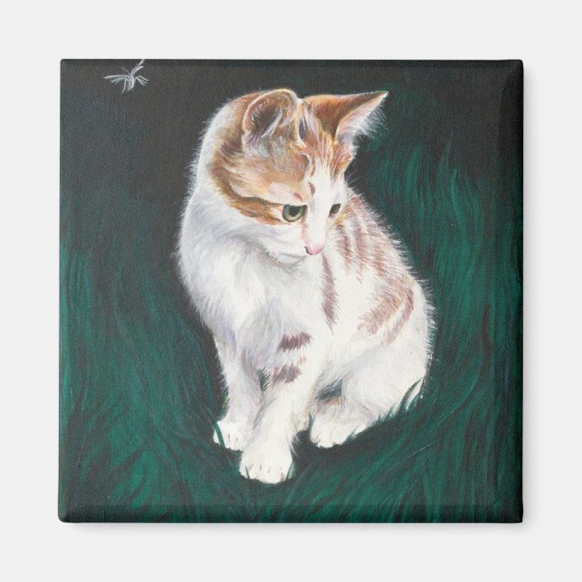 Aimant de chat perdu (Devant)