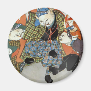 Aimant de chats de danse