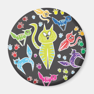 Aimant de chats de Kitty