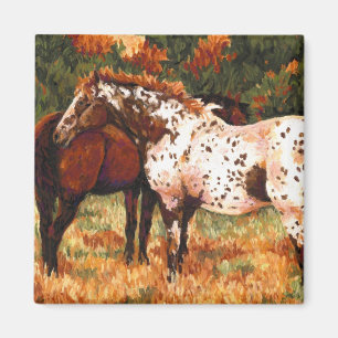 Aimant de cheval de copains de poney