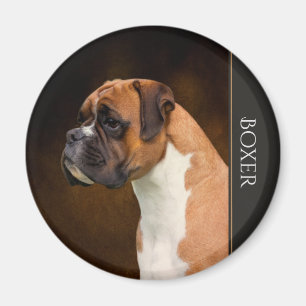 Aimant de chien de boxeur