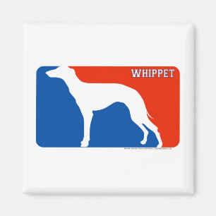 Aimant de chien de ligue de whippet