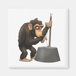 Aimant de chimpanzé de Bassine-Basse-Playin'