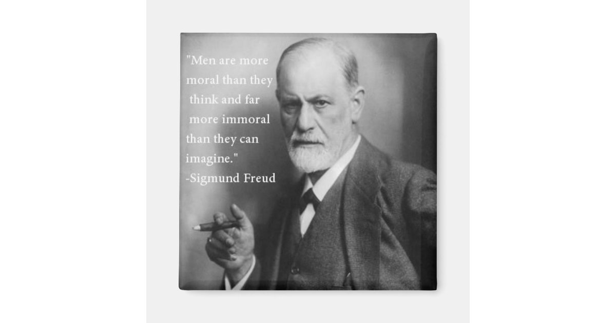 Aimant De Citation De Sigmund Freud Zazzle Fr