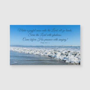 Aimant de citation inspirante de photographie océa
