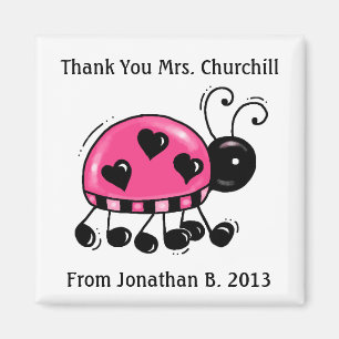 Aimant de coccinelle de Merci - SRF