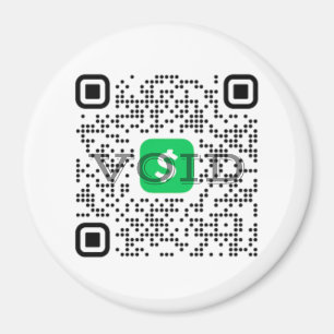 Aimant de code QR personnalisé pour Cash App