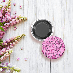 Aimant de coeur de girafe