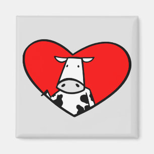 Aimant de coeur de vache