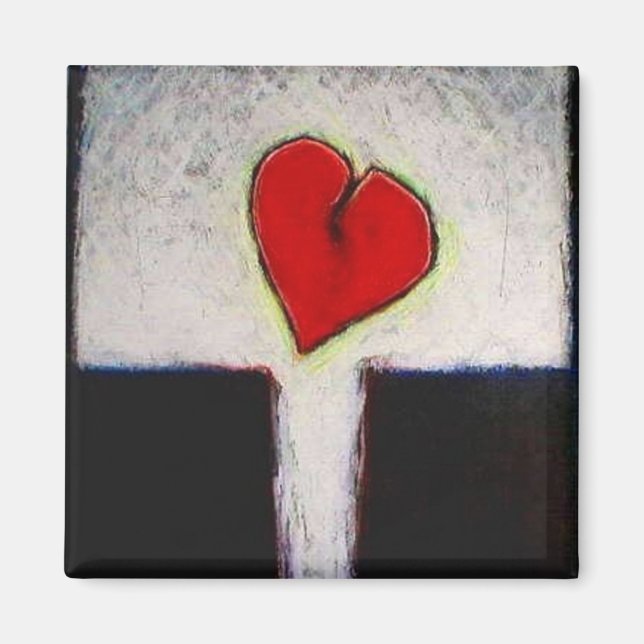 Aimant de coeur sauvage (Devant)