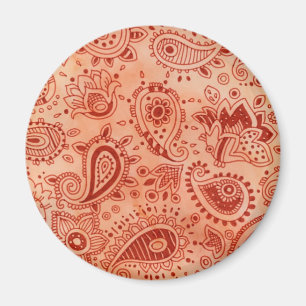 Aimant de conception de henné