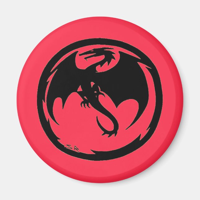 Aimant de corail du dragon noir (Devant)