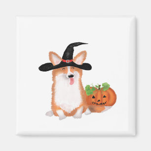 Aimant de Corgi Halloween