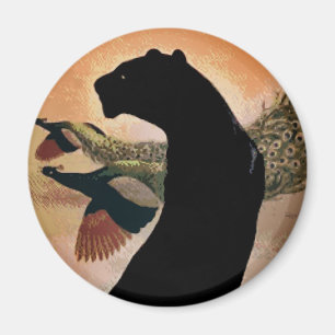 Aimant de coucher du soleil de panthère