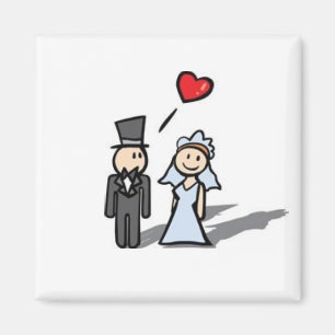 Aimant de couples de mariage