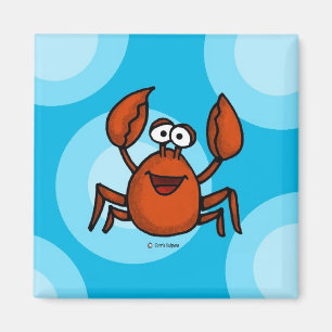 aimant de crabe heureux