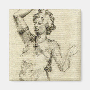 Aimant de croquis de sculpture en opéra de Paris