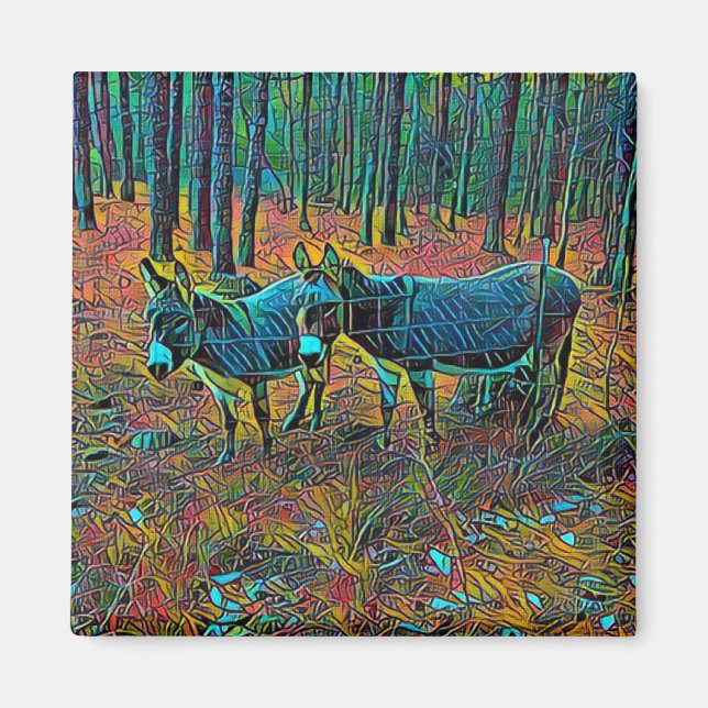 Aimant de cuisine Donkey (Devant)