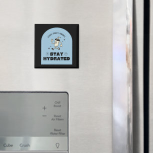 Aimant de cuisine rétro pour rester hydraté