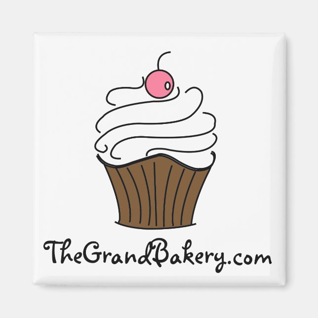 Aimant de cupcake (Devant)