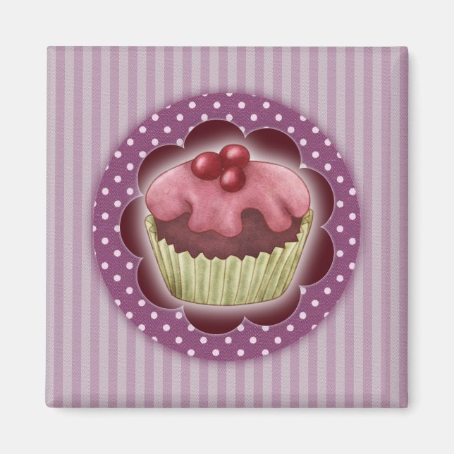Aimant de cupcake (Devant)