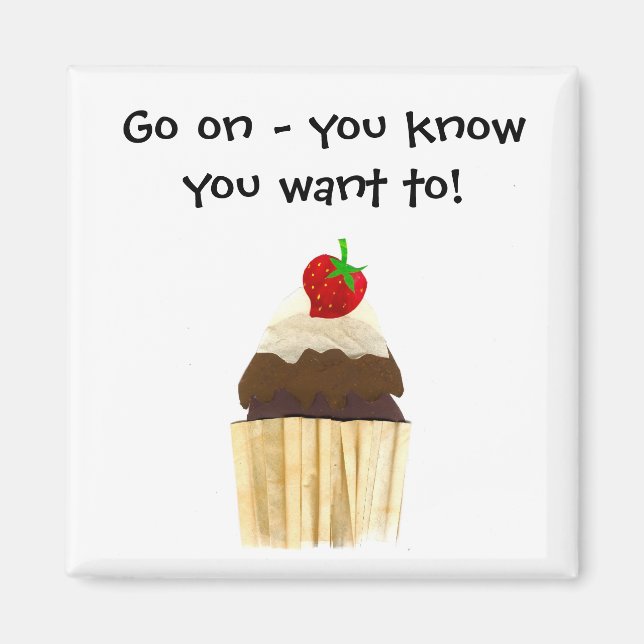 Aimant de cupcake (Devant)