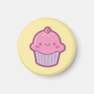 Aimant de cupcake Kawaii