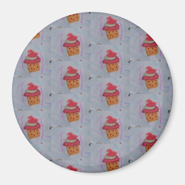 Aimant de cupcakes (Devant)