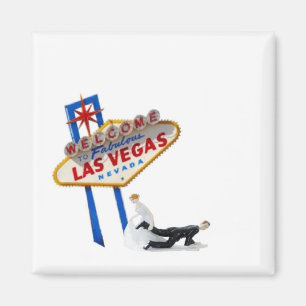 Aimant de déplacement de Las Vegas de marié de